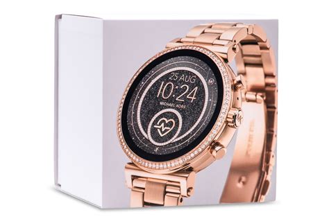 michael kors sofie gen 4 ladies' rose gold tone smartwatch|Michael Kors Access Gen 4 Sofie Smartwatch.